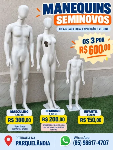 MANEQUINS SEMINOVOS