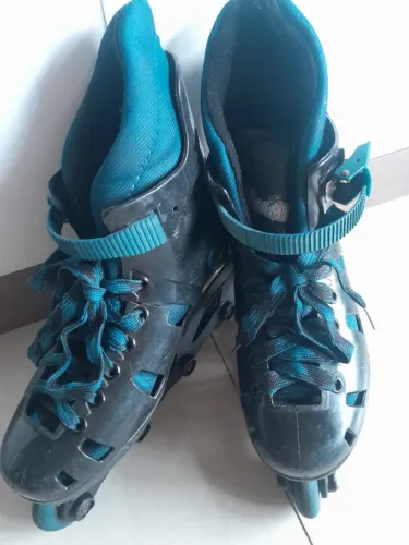 Patins roller inline ajustável unisex 