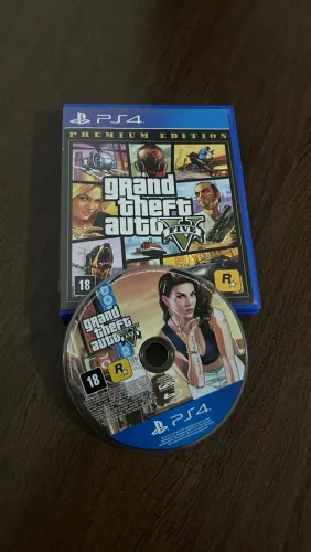 Jogo Playstation 4 Gta V + mapa