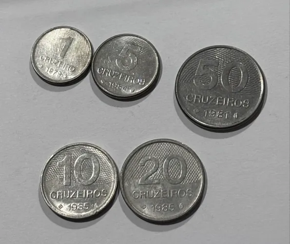 Moeda antiga - Cruzeiro 1 a 50
