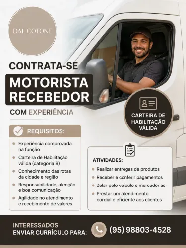 Contrata vendedor cosméticos com experiência