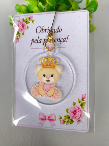 Lembrancinha chá de bebê maternidade Rosa