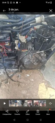 Vendo motor tvs 150, a moto está com a parte elétrica comprometida