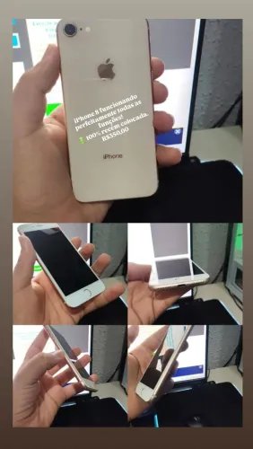 iPhone 8 novinho bateria 100%