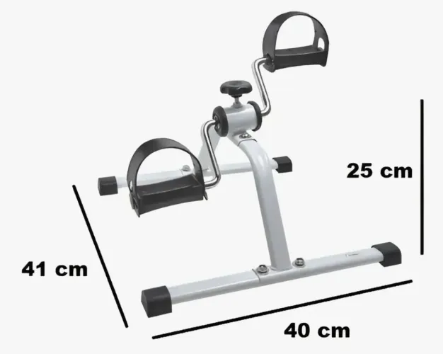 Mini bike Bicicleta Pedal Fisioterapia Ergometrica Exercicio e suporte para pé e mãos