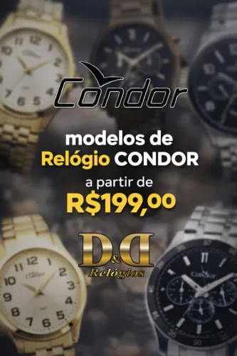 Relógios CONDOR a partir de R$199,00