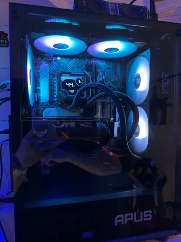 CPU GAMER Intel +gtx 1660ti | 16gb gddr4 + water cooler 240mm com display 