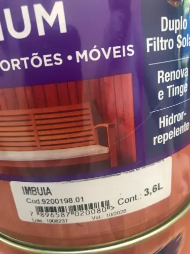 Verniz tingidor premium imbuía