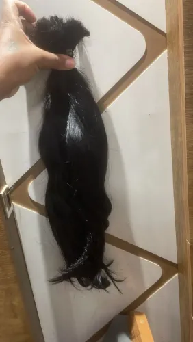 Cabelo indiano levemente ondulado