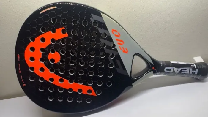 Raquete de Padel Head EVO Delta (Preta e Laranja)