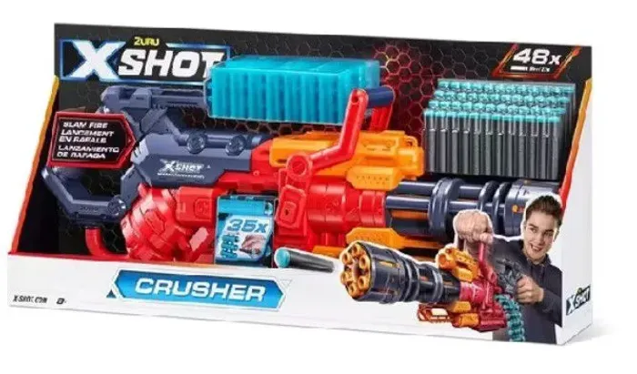 Lançador X-Shot Red-Crusher(Não vem com a Caixa)