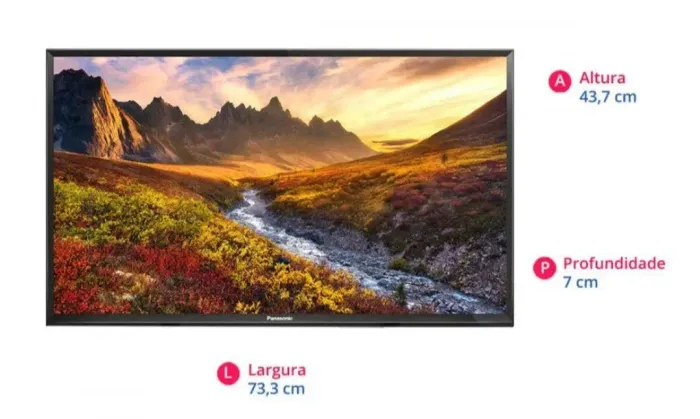 Tv 32" Panasonic Viera TC-32D400B