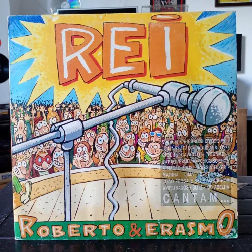 LP REI Cantam ROBERTO E ERASMO Disco De Vinil