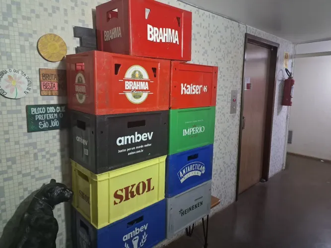 Caixa de engradado de cerveja