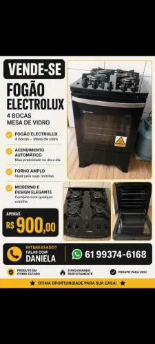 Fogão elétrico Electrolux 