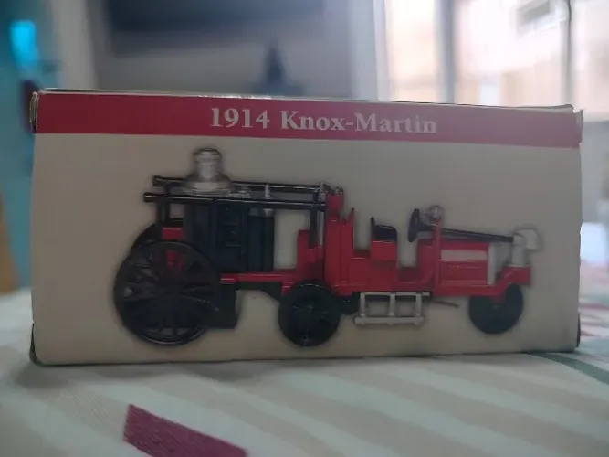 Miniatura Knox Martin 1914 High Speed 1/64 (caixa) Vermelho