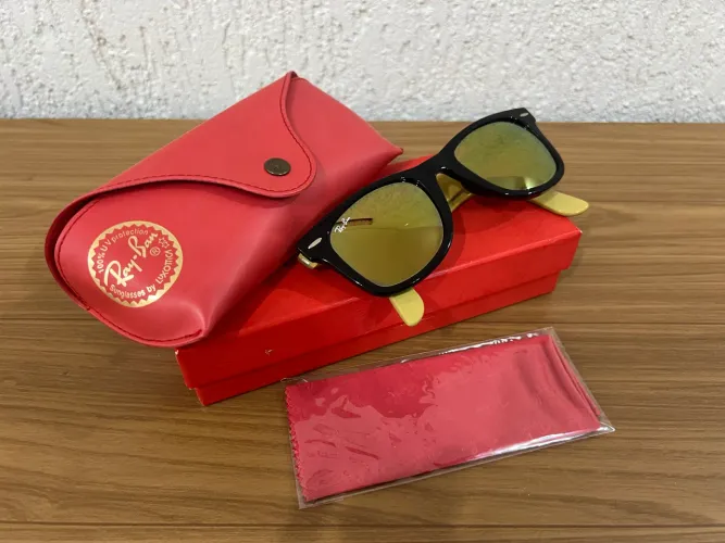 Ray-Ban Óculos de Sol Unissex Original Wayfarer RB 2140 1173/93