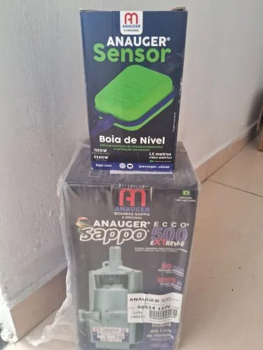 Bomba Submersa Anauger e Boia de Nível NOVAS