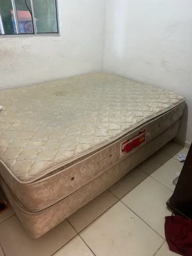 Cama box mais colchão box