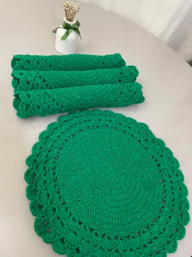 Jogo americano Souplats artesanais para deixar sua mesa ainda mais bonita! ?