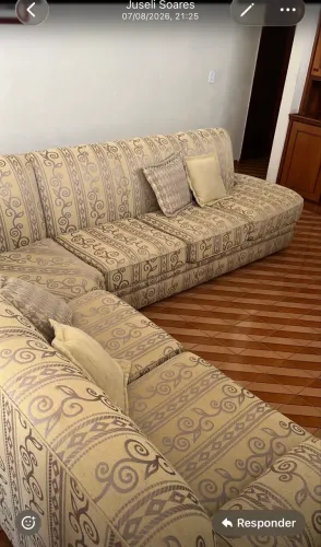 Sofá artesanal madeira maciça