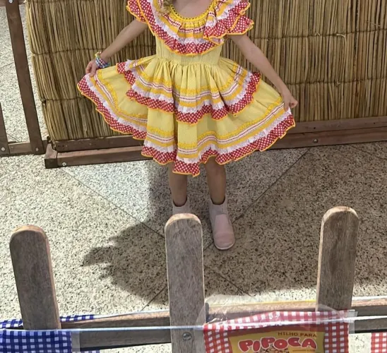 Vestido de quadrilha 5 anos