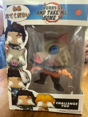 Boneco tipo Funko Pop! Animation: Demon Slayer - Inosuke Hashibira
