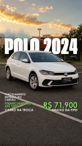 Volkswagen Polo 1.0 MPI Flex 12V 5P 2024