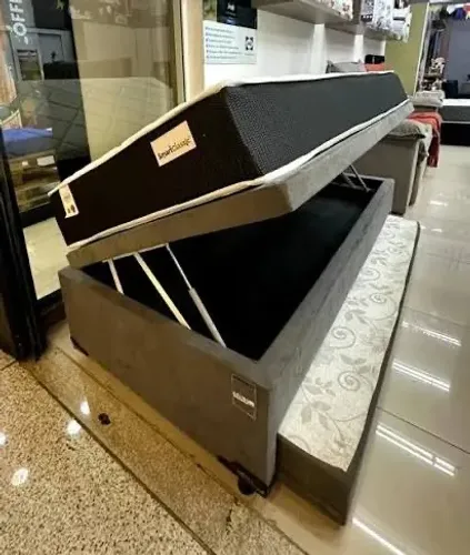 CAMA BOX SOLTEIRO BICAMA + BAÚ