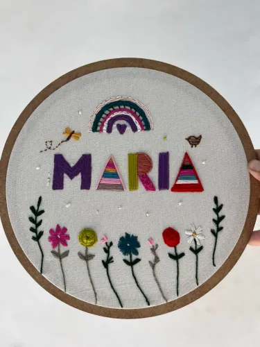 Porta maternidade feito a mão