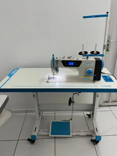 Máquinas de Costura Industrial Direct Drive (Reta + Overlock) - Completo