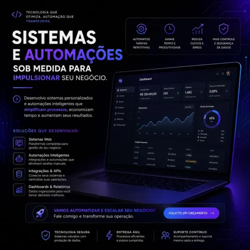Sistemas e Automações sob medida