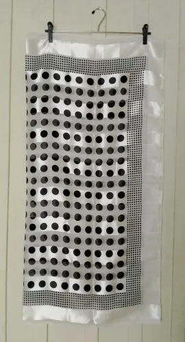 Lenço echarpe bolinhas 