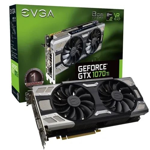 Placa de vídeo GTX 1070 Ti  EVGA