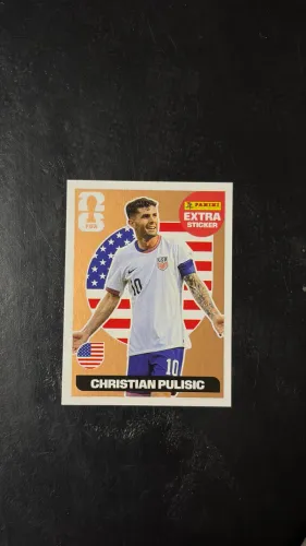 Christian Pulisic Bronze - Figurinha Extra Original
