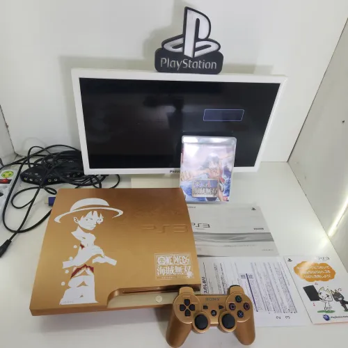Playstation 3 edição ONE PIECE impecável
