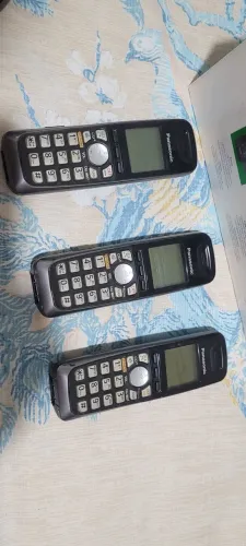 Telefone sem fio Panasonic (3 unidades)