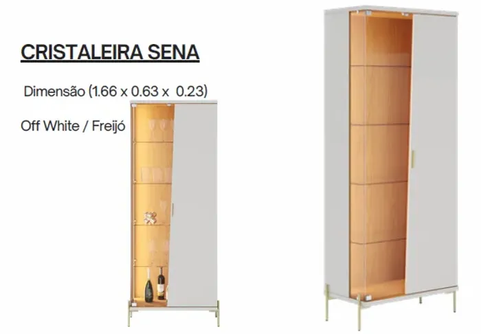 Cristaleira Sena Nova