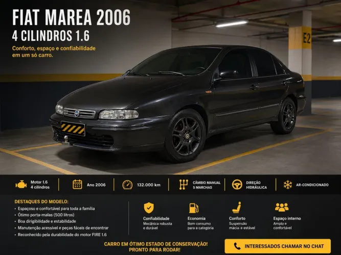 Fiat Marea SX 1.6 MPI 16V 106cv 4P 2006