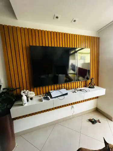 Painel ripado em mdf