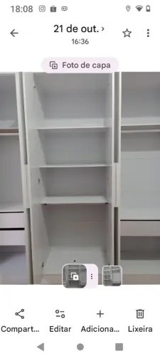 Guarda roupa 6 portas, 3 gavetas bem espaçoso, ótimo estado de conservação