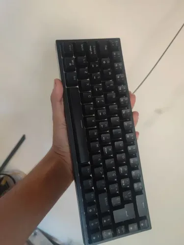 Teclado Mecânico ARGB K700 KBM! 65% Switch Gateron