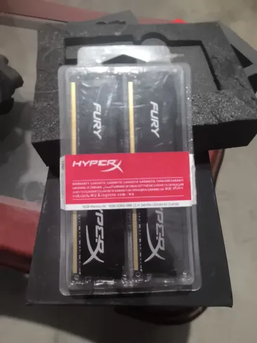 Kit Memória RAM HyperX Fury 16GB (2x8GB) DDR3 1866MHz - Novo Lacrado