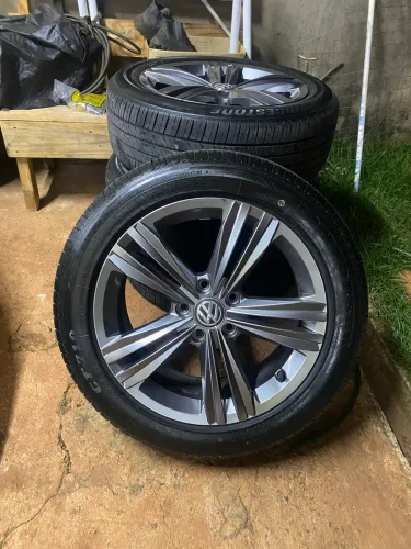 Rodas Aro 18 tiguan, jetta R line pneus novos
