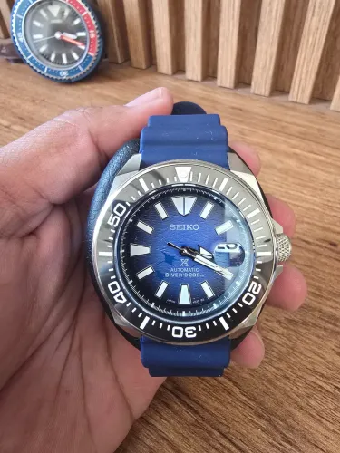 Relógio MOD "seiko" Customizado Manta Ray