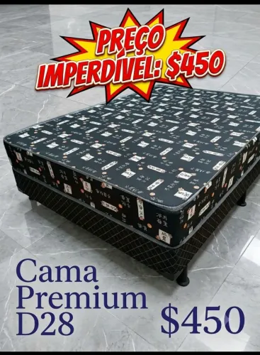 Cama box casal D28 nova macia
