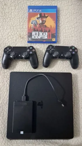PS4 - 500GB + HD externo 500GB
