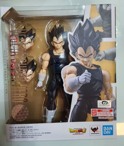 Vegeta Super Hero Sh Figuarts Bandai Dragon Ball Z Action Figure