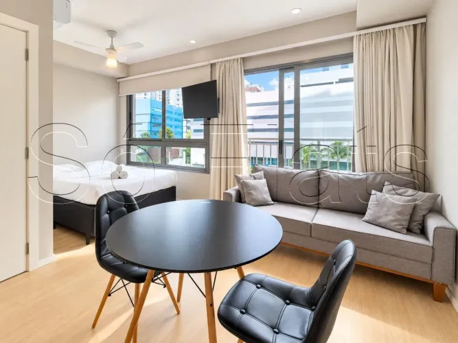 Studio Next One Itaim, apartamento disponível para locação com 27m², 1 dormitório
