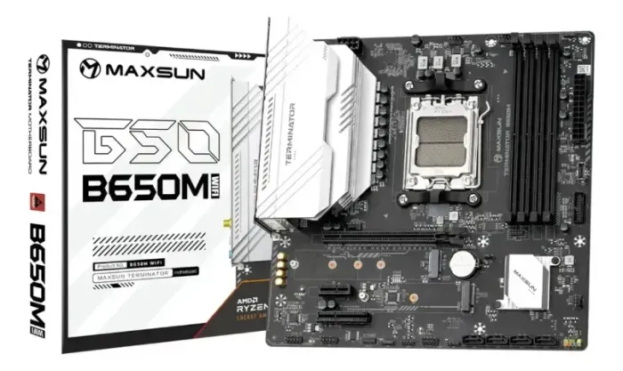 Placa Mãe Maxsun Terminator B650M AM5 mATX DDR5 [nova]
